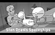 Animacja przedstawiająca zasadę działania rakiety nośnej Falcon 9 oraz Skylon