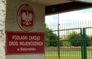 Praca po znajomości w Podlaskim Zarządzie Dróg Wojewódzkich w Białymstoku.