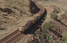 Pierwszy bezzałogowy pociąg dostarczył rudę do australijskiego portu