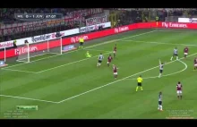 Carlos Tevez gol przeciw Milanowi