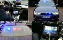 Nieoznakowany radiowóz BMW zatrzymał inny nieoznakowany radiowóz