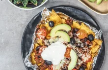 Zapiekane nachos z chilli con carne