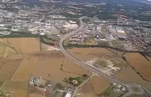 SPAIN. COSTA BRAVA. Landing at the airport in Girona.......