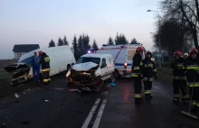 Potrącił strażaka działającego przy wypadku i uciekł