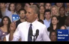 Czy prezydentowi Obamie zawiesił się teleprompter?