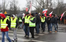 Producenci trzody chlewnej protestowali w województwie łódzkim