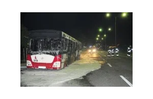 Opole: Pożar autobusu MZK. Pojazd doszczętnie spłonął