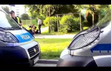 Akcja policji na ul. Polnej w Zamościu 26 maja 2014 (cz. 1