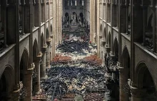Tak wygląda wnętrze katedry Notre-Dame po pożarze [foto i wideo