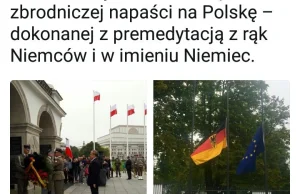 Znajdź dwie różnice - stanowisko ambasad Niemiec i Rosji ws napaści na Polskę.