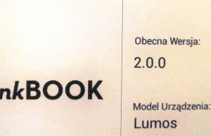 Aktualizacja 2.0 na czytników InkBOOK: LUMOS Prime i Prime HD