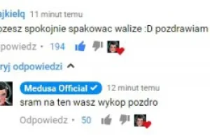 Jakaś meduza czy małż z youtuba obraża wykop