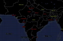 MapSCII - Mapa świata w terminalu