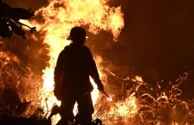 Potężne pożary szalejące w Kalifornii - na zdjęciach