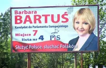 kampania wyborcza PiS i nielegalne billboardy
