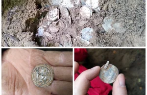 Skarb blisko 300 srebrnych monet z pierwszego tysiąclecia n.e. odkryto naPomorzu