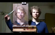 Nietypowa metoda malowania autoportretów