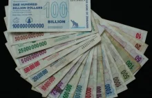 Zimbabweńczycy dostaną 5$ za 175 kwadrylionów dolarów Zimbabwe po zmianie waluty