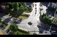 Malbork: omal nie doszło do tragedii na przejściu dla pieszych