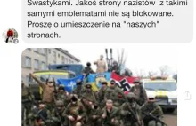 Hitlerowska swastyka w ukraińskim Batalionie Azow