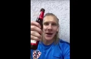 Domagoj Vida opublikował w sieci kolejny filmik. "Sława Ukrainie!"