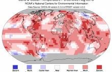 Globalny klimat: Sierpień 2016 najcieplejszym sierpniem w notowanej historii