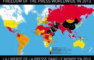 Ranking Wolności Mediów 2013: Finlandia #1, Polska #22, USA #32, Izrael #112