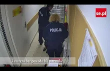 POLICJANCI POBILI STARUSZKĘ W MARKECIE!