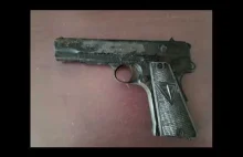 Legendarny Polski pistolet VIS wyłowiony z kaburą magnesem neodymowym!!