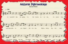 Pełny tekst Mazurka Dąbrowskiego (10 zwrotek)
