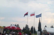 Wilamowice: flaga UPA na maszcie obok flagi Polski?!