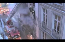 Pożar kamienicy w Paryżu