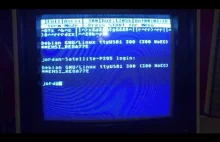 Atari 800 Jako telnetowy klient serwera na Linuxie za pośrednictwem fax-rs232.