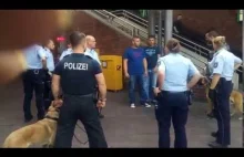 German Police vs. Angry Migrant Mob