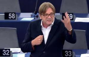 PE zajmie się sprawą uchylenia immunitetu Verhofstadtowi za "faszystów" na MN