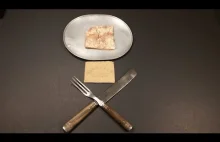 Test krakersa z wojskowej racji żywnościowej - z 1863 roku