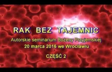 Rak bez tajemnic, cz. 2 - Bożena Przyjemska - 4.05.2016