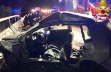 Zginął Polak, 10 osób rannych. Na autostradę A1 we Włoszech wbiegły dziki.