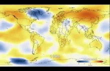 NASA - udostępniła animację zmian średniej temperatury w latach 1880-2011