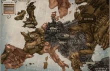 Europa w 1914 - całkiem ciekawa karykatura