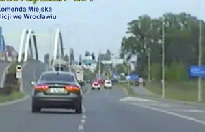 Pirat drogowy pędził jaguarem 146 km/h [WIDEO]