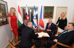 Izrael, Węgry, Czechy i Słowacja debatują bez Polski. "Spotkali się, ale...
