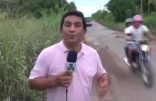 Dziennikarz pokazuje jak niebezpieczna jest ta droga