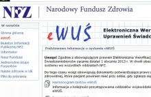 System eWUŚ pokaże, czy jesteśmy ubezpieczeni w NFZ? Tylko teoretycznie