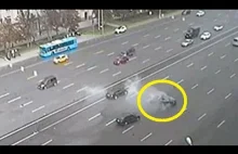 Wypadek ulubionego kierowcy Putina