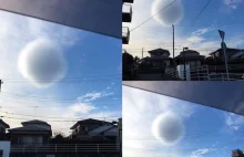 Nad Japonią zauważono super rzadką sferyczną chmurę. Czym ona w ogóle jest?