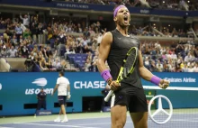 Tenis. US Open: morderczy finał. Rafael Nadal po ponad 4,5 godzinach walki...