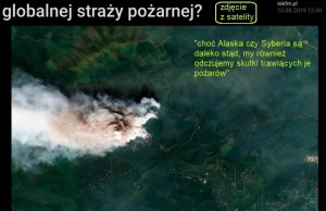 Płoną torfy Syberii i Alaski uwalniając CO2 co przyspieszy katastrofę