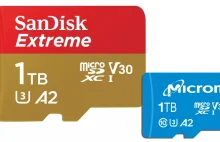Micron i SanDisk - Pierwsze na świecie karty microSD o pojemności 1TB