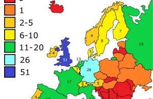 Najlepsze 500 uniwersytetów w Europie